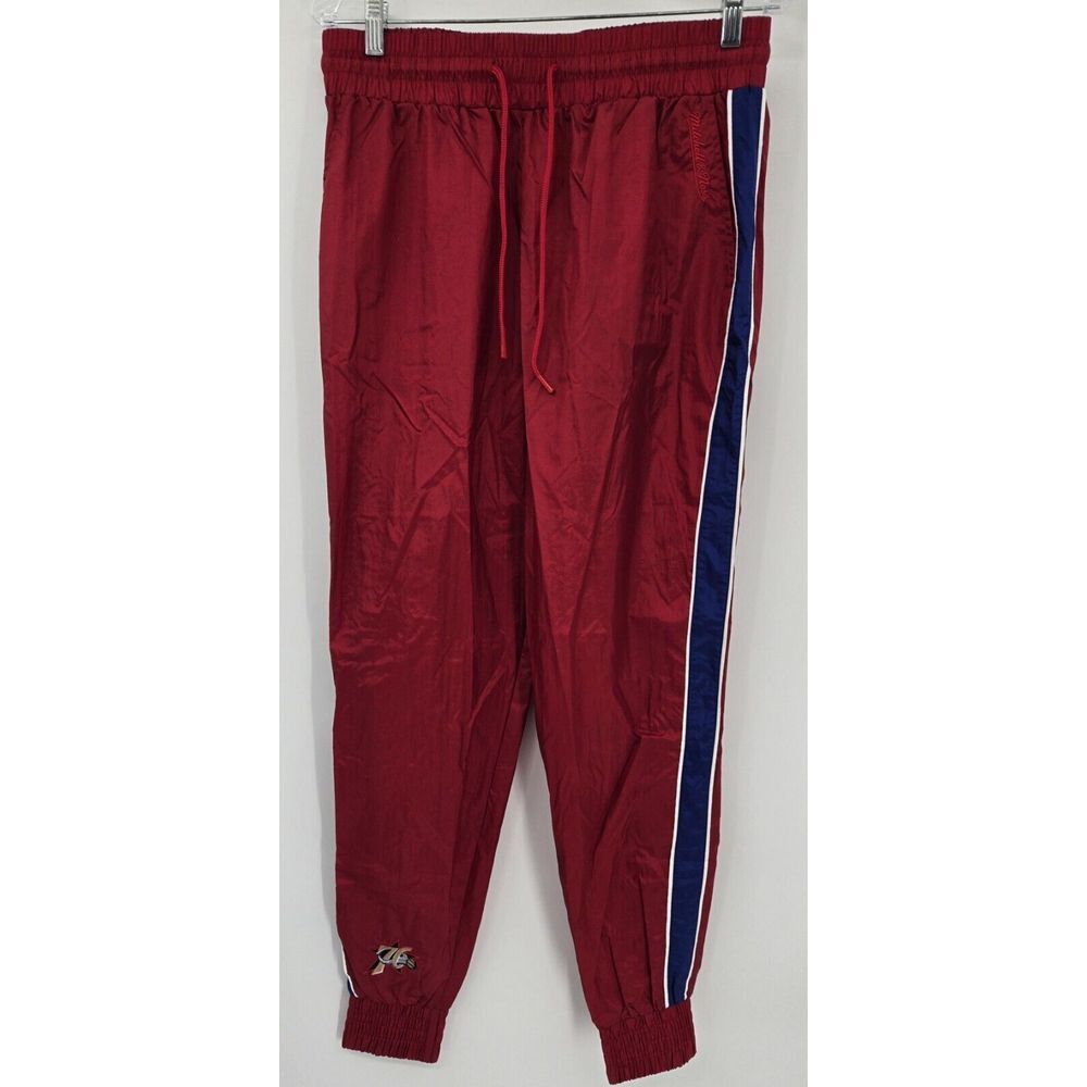 Mitchell & Ness Team Joggers Womens‎ M Philadelphia 76ers Red Basketball